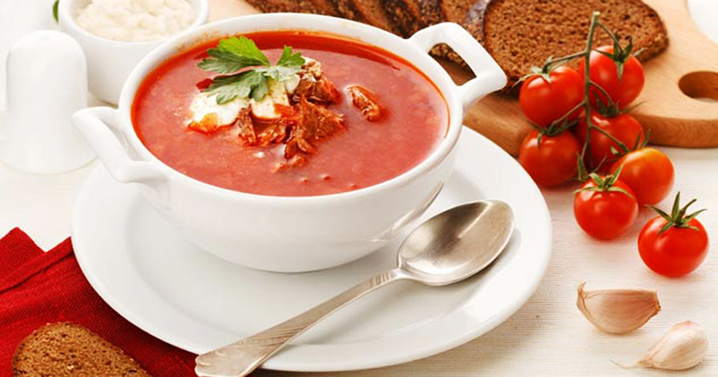 সুস্বাদু টমেটো স্যুপ