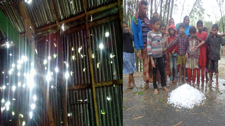 ঝড় ও শিলাবৃষ্টির তাণ্ডবে নিহত ৬, আহত ৩শ’