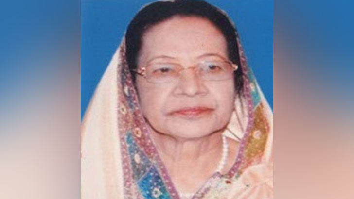 প্রয়াত রাষ্ট্রপতি ইয়াজউদ্দিন আহমেদের স্ত্রীর ইন্তেকাল