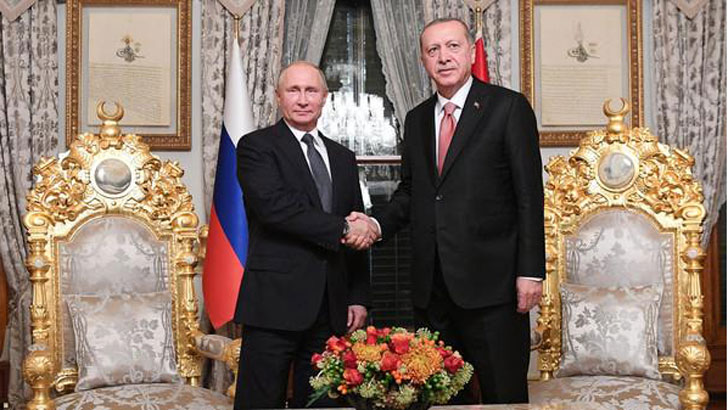 সিরিয়া ইস্যুতে এরদোগান-পুতিনের গুরুত্বপূর্ণ বৈঠক