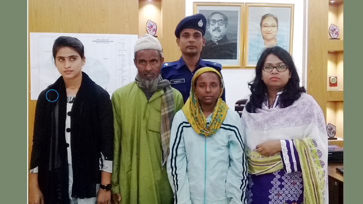 চরভদ্রাসনে প্রতিবন্ধী তরুণীকে পরিবারে ফিরিয়ে দিলেন ইউএনও