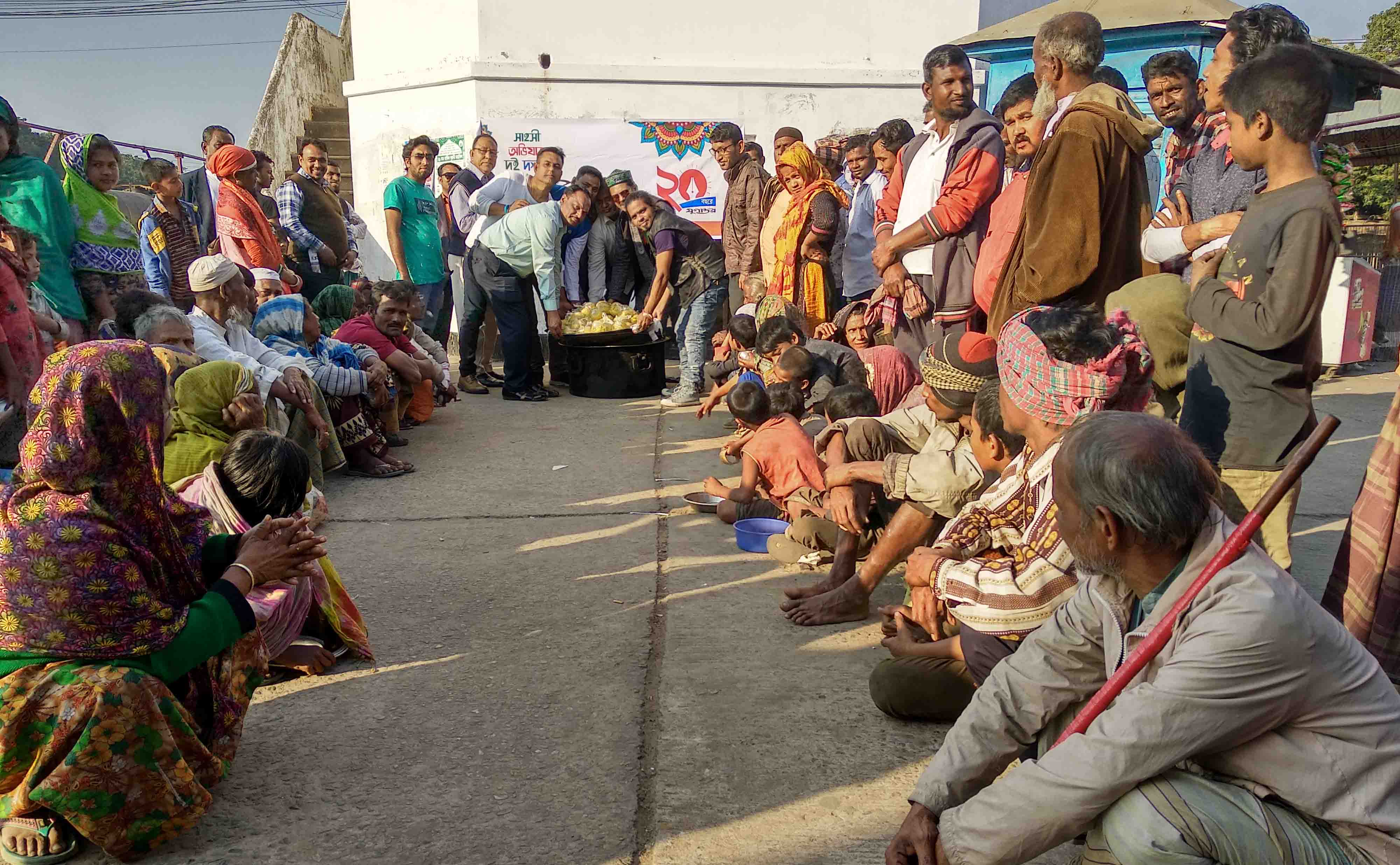 আখাউড়ায় ব্যতিক্রমী আয়োজনে যুগান্তরের জন্মদিন পালিত