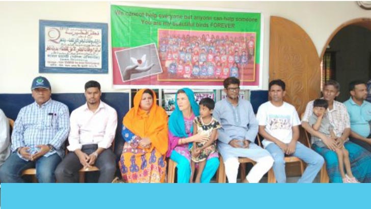 ভৈরবে ১২০ এতিমকে থাকার ব্যবস্থা করলেন ফরাসি নাগরিক