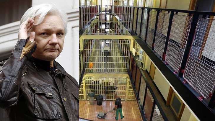 যুক্তরাজ্যের কুখ্যাত কারাগারে বন্দি জুলিয়ান অ্যাসাঞ্জ