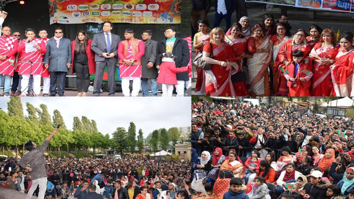 প্যারিসের স্বরলিপি শিল্পীর বৈশাখ উৎসবে প্রবাসীদের ঢল