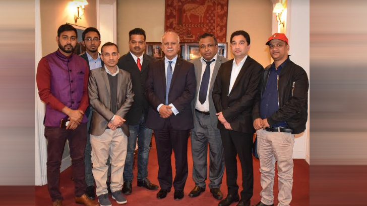 বাংলাদেশের রাষ্ট্রদূতের সঙ্গে ফ্রান্স বাংলা প্রেসক্লাবের সৌজন্য সাক্ষাৎ