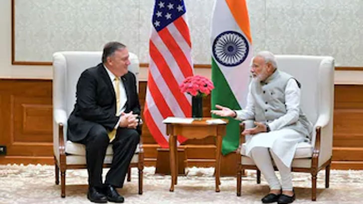 ইরানের বিপক্ষে জনমত গড়তে ভারতে মার্কিন পররাষ্ট্রমন্ত্রী