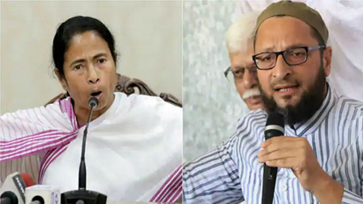 বিজেপির পেইড এজেন্ট ওয়াইসি: মমতা