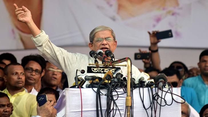 সরকারের বিদায় ঘণ্টা বেজে গেছে: মির্জা ফখরুল