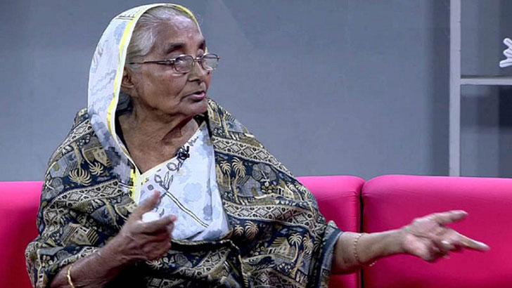 ভাষাসৈনিক রওশন আরা বাচ্চু আর নেই