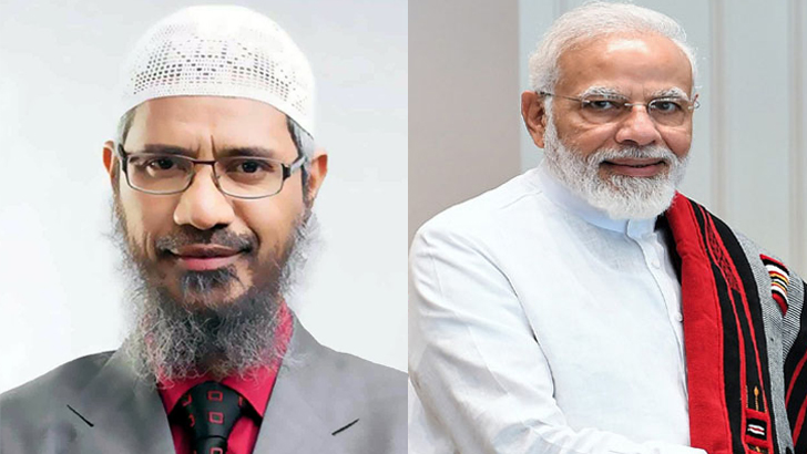 ২ শর্তে জাকির নায়েককে দেশে ফেরার প্রস্তাব দেন মোদি!