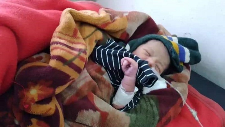 মা মরলেও অলৌকিকভাবে বেঁচে গেল ১ দিনের নবজাতক