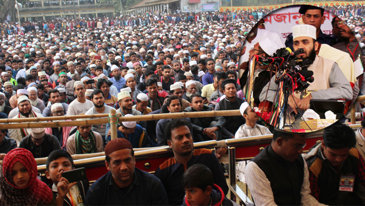 আজহারীর ওয়াজ শুনে মুগ্ধ ফরিদপুরের মানুষ
