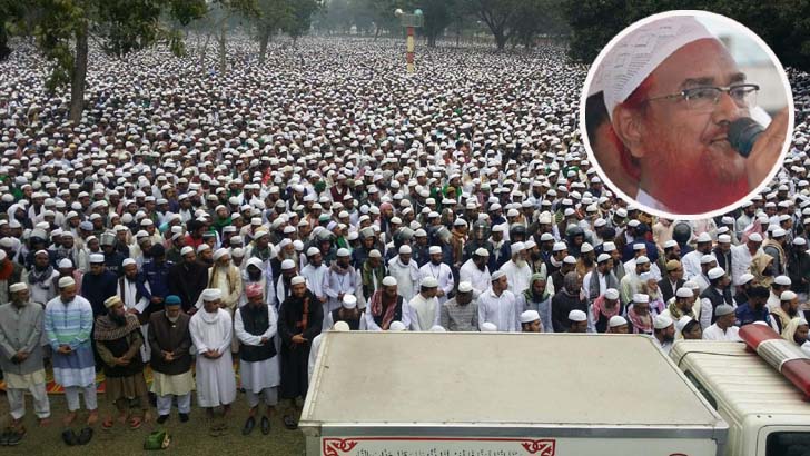 বরেণ্য আলেম আল্লামা আনোয়ার শাহের জানাজায় লাখো মুসল্লির ঢল