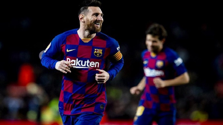 মেসি ম্যাজিকে কোয়ার্টারে বার্সা