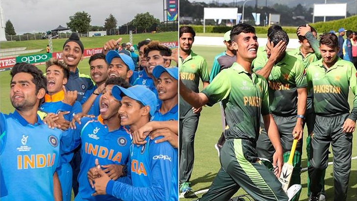 অনূর্ধ্ব-১৯ বিশ্বকাপের সেমিফাইনালে মুখোমুখি ভারত-পাকিস্তান