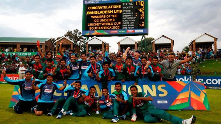 আকবরের ব্যাটে প্রথম বিশ্বকাপ জিতল বাংলাদেশ