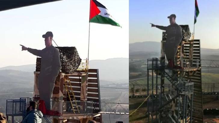 ইসরাইলি সীমান্তে সোলাইমানির ভাস্কর্য স্থাপন (ভিডিও)