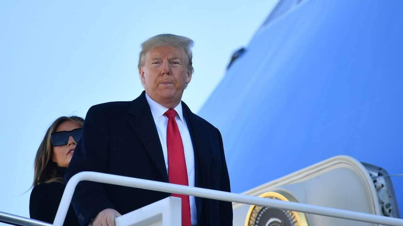 ভারতের উদ্দেশে ওয়াশিংটন ছাড়ার আগে যা বললেন ট্রাম্প