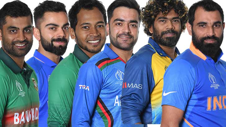 এশিয়া একাদশে খেলছেন যারা