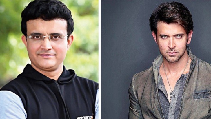 সৌরভের চরিত্রে অভিনয় করছেন হৃতিক!