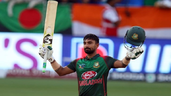 লিটনের সেঞ্চুরি, মিঠুনের ফিফটিতে রানের পাহাড় বাংলাদেশের