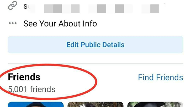ফেসবুকে ফ্রেন্ডলিস্ট ৫০০০ ছাড়িয়ে যাচ্ছে?
