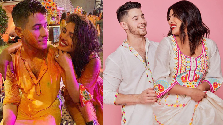 বিয়ের পর প্রথম হোলি, নিকের সঙ্গে জমিয়ে রঙ খেললেন প্রিয়াংকা (ভিডিও)