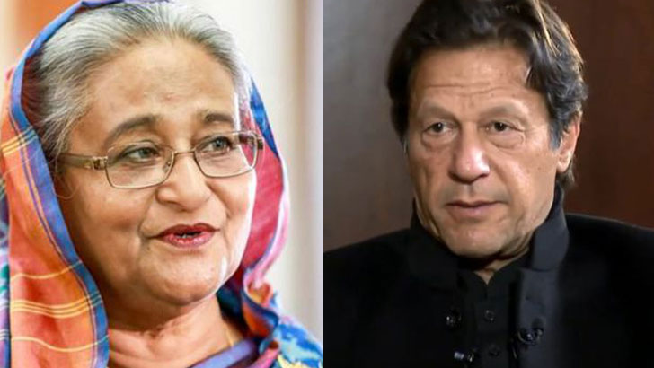স্বাধীনতা দিবসে শেখ হাসিনাকে ইমরান খানের শুভেচ্ছা