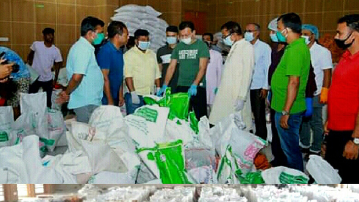 গফরগাঁওয়ে এমপি বাবেলের খাদ্য সহায়তা