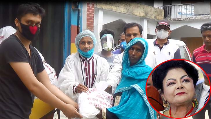 দোহারে নদীভাঙনকবলিত হতদরিদ্রদের সালমা ইসলাম এমপির উপহার