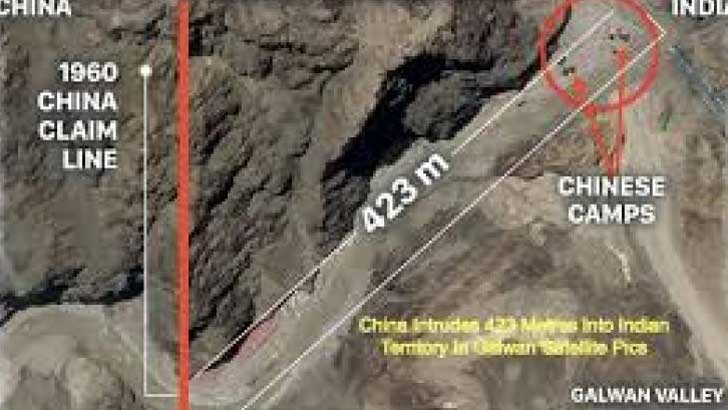 দাবির চেয়ে ভারতীয় ভূখণ্ডের বেশি ভেতরে চীনা বাহিনী