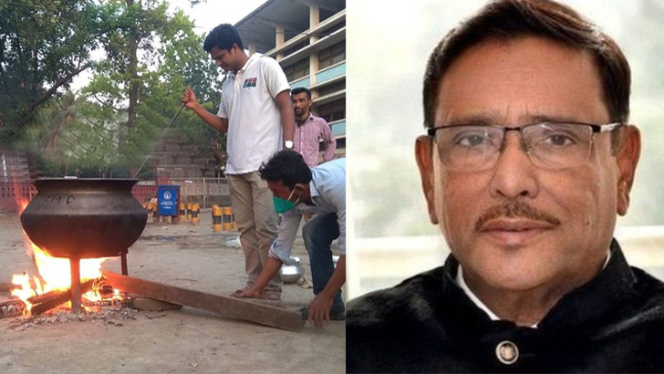 ঢাবিতে রান্না করা খাবার বিতরণের শততম দিন পূরণ করলেন সৈকত, প্রশংসায় কাদের