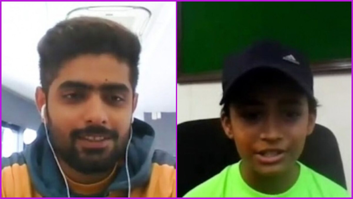 সেই সামিয়াকে ব্যাটিং শেখালেন বাবর আজম (ভিডিও)