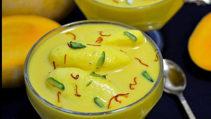 পাকা আমের রসমালাই রেসিপি