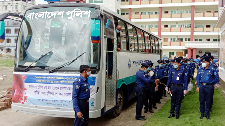 প্লাজমা দিতে কুমিল্লা থেকে রাজারবাগে ৫৬ পুলিশ সদস্য 