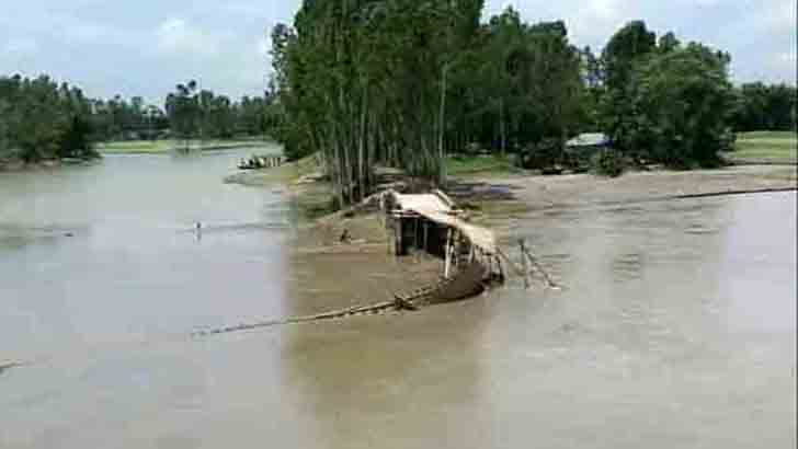 তিস্তার গতিপথ পরিবর্তন, শংকরদহ গ্রাম নদীগর্ভে বিলীন