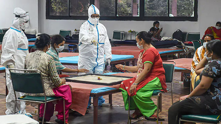 ভারতে ২৪ ঘণ্টায় ৬৪ হাজারের বেশি করোনা শনাক্ত