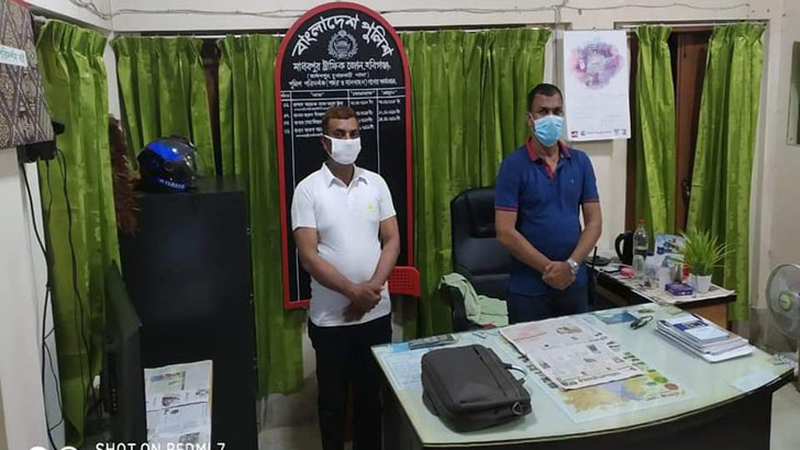 মাধবপুরে চালকদের সড়ক আইন বিষয়ে অবহিতকরণ সভা
