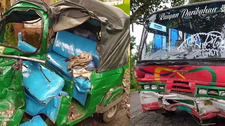 সিলেটে বাস-সিএনজি সংঘর্ষে নিহত বেড়ে ৫