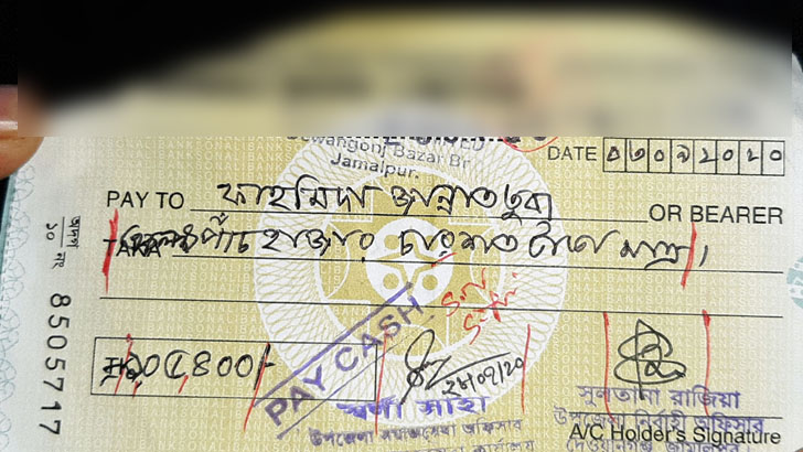 ৫ এর আগে ১০ বসিয়ে চেক জালিয়াতি, কারাগারে ২ শিক্ষক 