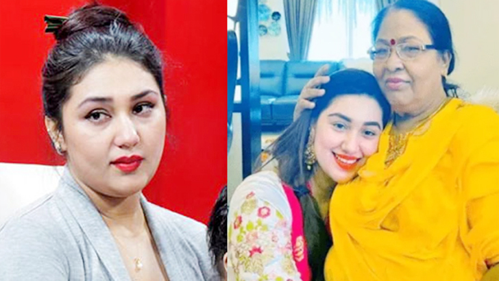 মা হারালেন চিত্রনায়িকা অপু 