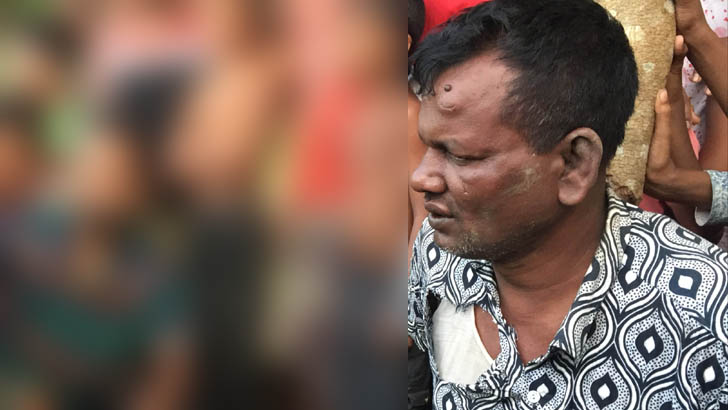 শিশু ধর্ষণের সময় রংমিস্ত্রি আটক, গণধোলাইয়ের পর পুলিশে সোপর্দ