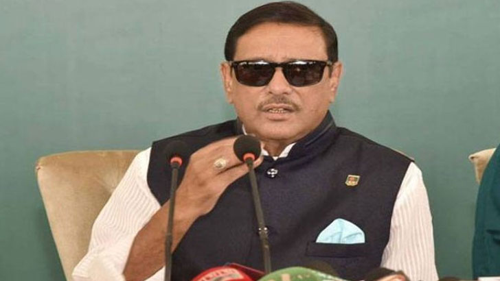 নির্বাচনে হেরে প্রতিবাদ করাটা লজ্জা ছাড়া কিছু নয়: ওবায়দুল কাদের