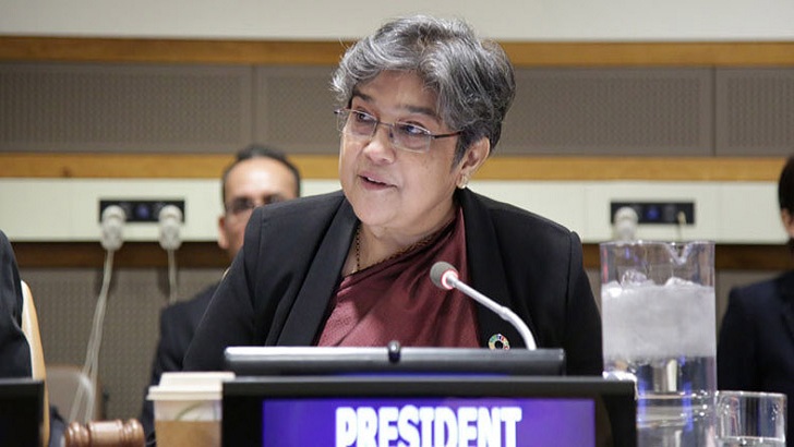 জাতিসংঘের ৩ সংস্থার সহসভাপতি হলেন রাবাব ফাতিমা