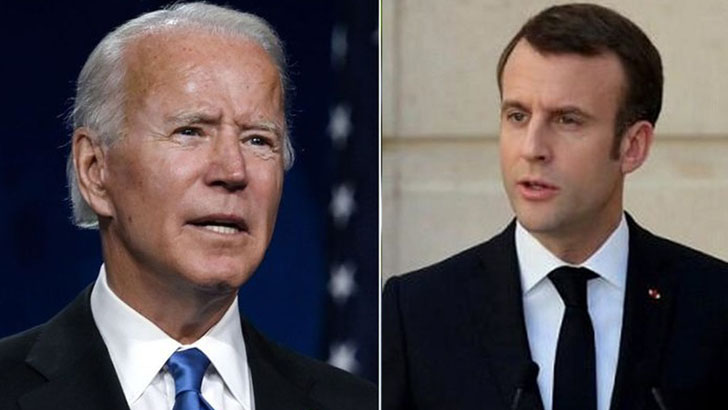 ইরানের পরমাণু কর্মসূচি নিয়ে বাইডেন-ম্যাঁক্রোর ফোনালাপ