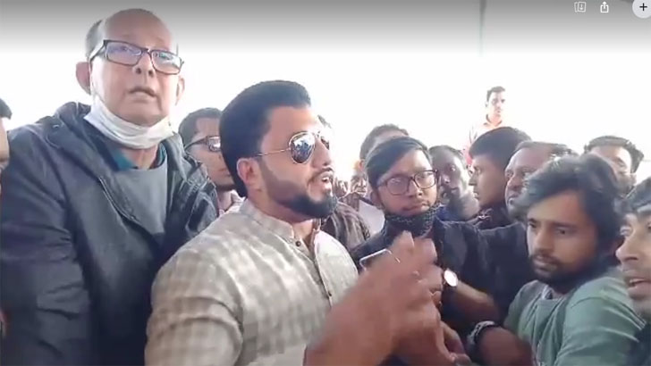 ইশরাকের গাড়িবহরে পুলিশি বাধার অভিযোগ
