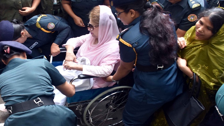 খালেদা জিয়ার বিদেশে চিকিৎসায় নিষেধাজ্ঞা প্রত্যাহার দাবি বিএনপির