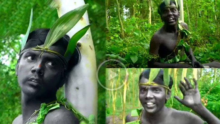 জংলি সেজে আফ্রিকান ভাষায় গান গাইলেন হিরো আলম