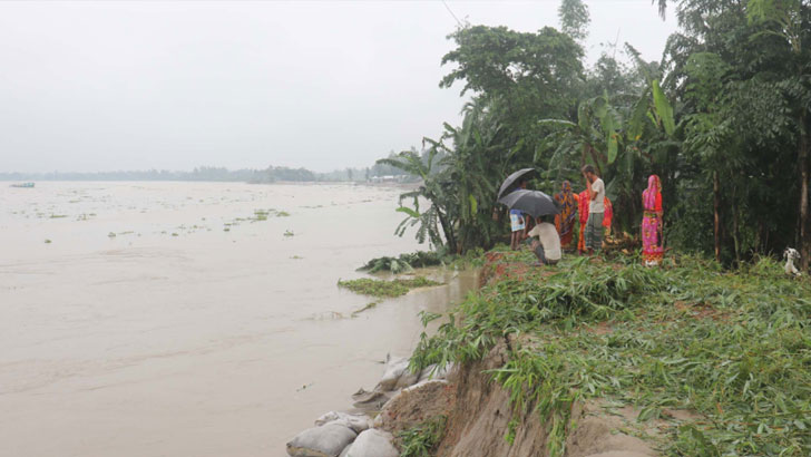 বাড়ছে নদীভাঙন, কুড়িগ্রামে ভিটা ছাড়া ২০ পরিবার